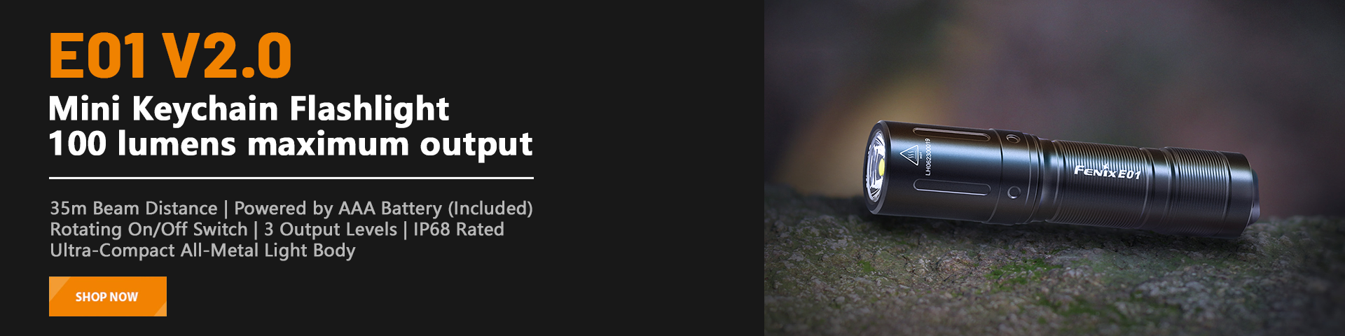 Fenix E01 Mini Keychain Flashlight